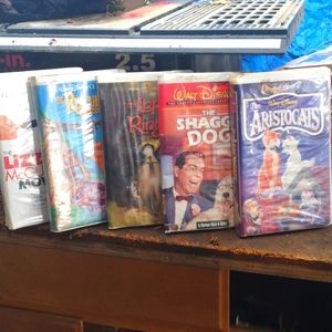 6 VHS bundle
